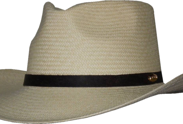 Classic western straw hat design